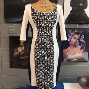 Black and white dress